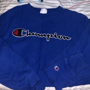 champion crewneck size medium